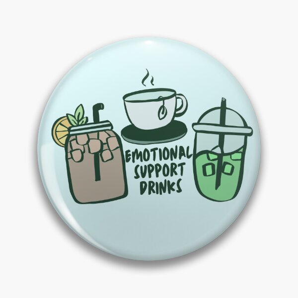 Item preview, emotional support beverages designed and sold by codename.stickyhand .