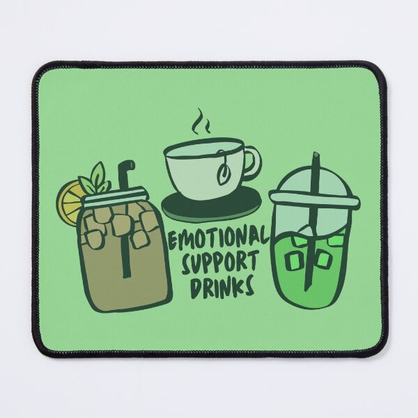 Item preview, emotional support beverages designed and sold by codename.stickyhand .