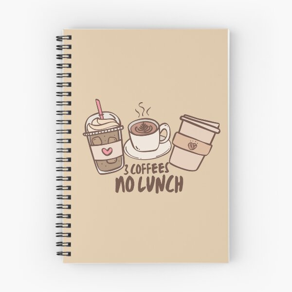 Item preview, 3 coffees no lunch  designed and sold by codename.stickyhand .