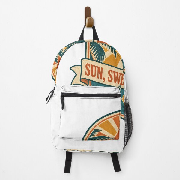 Item preview, Sun Sweat and Padel Retro Summer Badge designed and sold by BoosterShop.