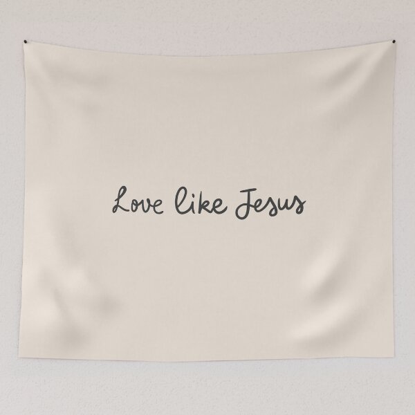 Item preview, Love Like Jesus: Minimalistic Christian Bible Study Decor designed and sold by oneofthesedayys.