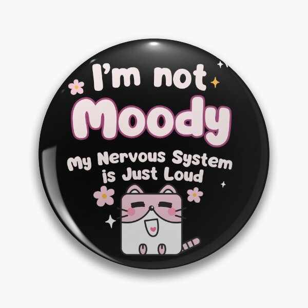 Item preview, My System Is Just Loud Funny Cat Mental Health designed and sold by BellabdO.