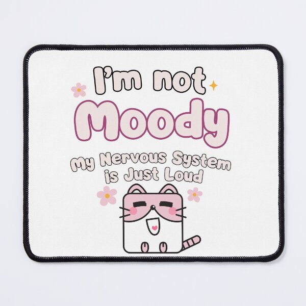 Item preview, My System Is Just Loud Funny Cat Mental Health designed and sold by BellabdO.