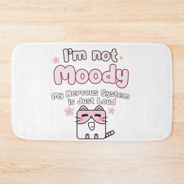 Item preview, My System Is Just Loud Funny Cat Mental Health designed and sold by BellabdO.