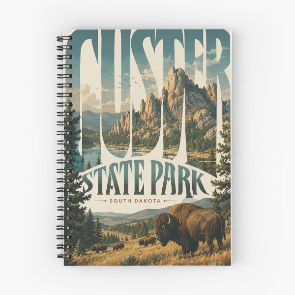 Item preview, Custer State Park Black Hills South Dakota Bison Landscape designed and sold by Aryabek.