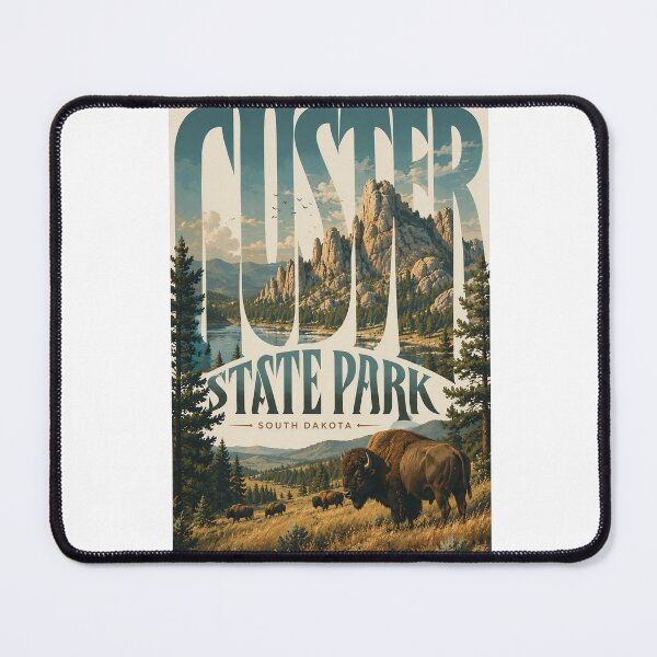 Item preview, Custer State Park Black Hills South Dakota Bison Landscape designed and sold by Aryabek.