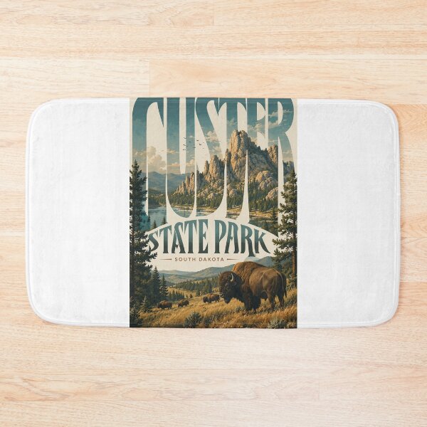 Item preview, Custer State Park Black Hills South Dakota Bison Landscape designed and sold by Aryabek.
