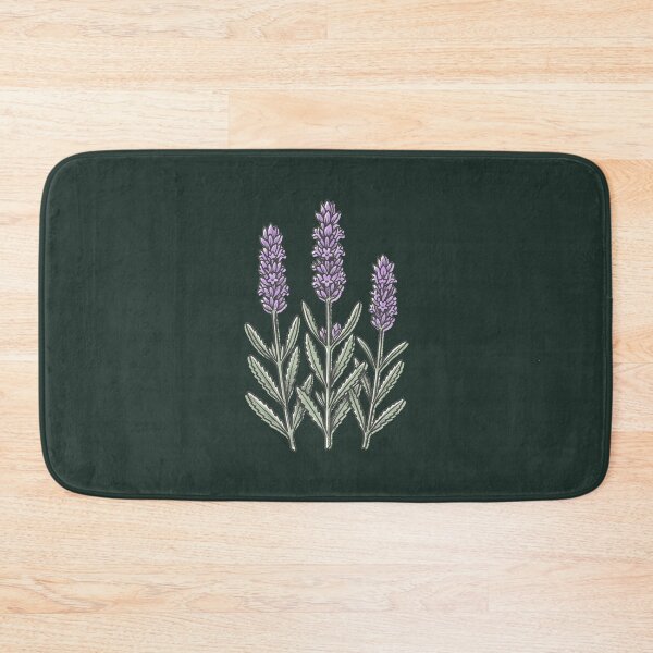 Item preview, Retro Dented Lavender in Risograph – Violet Botanical Trio designed and sold by LaJacke.