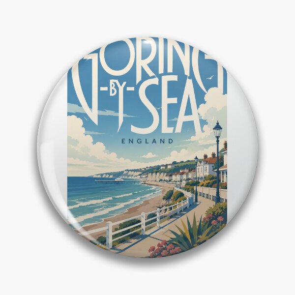 Item preview, Goring-by-Sea Sussex England Seafront and Coastal Promenade designed and sold by Aryabek.