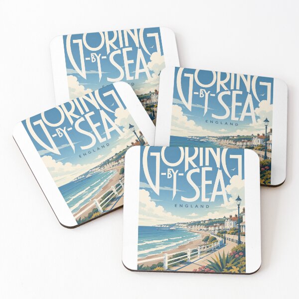 Item preview, Goring-by-Sea Sussex England Seafront and Coastal Promenade designed and sold by Aryabek.