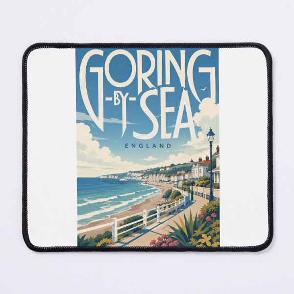 Item preview, Goring-by-Sea Sussex England Seafront and Coastal Promenade designed and sold by Aryabek.