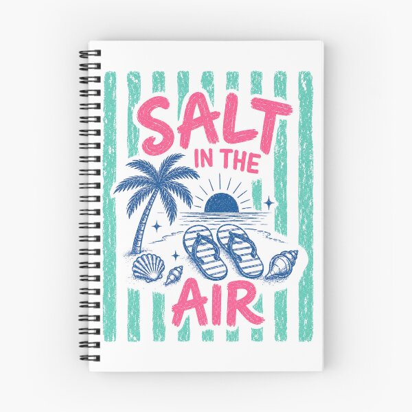 Item preview, Salt In The Air Retro Coastal Ocean Sunset designed and sold by ElcastDesigns.