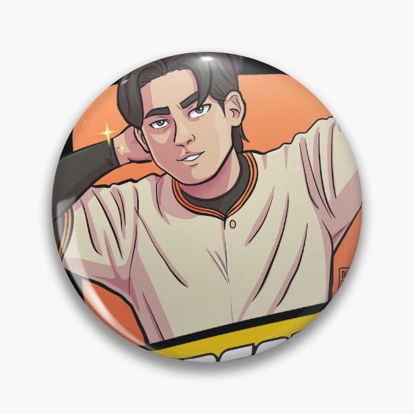 Item preview, Handsome Baseball Player Anime Style  designed and sold by Inkirra.