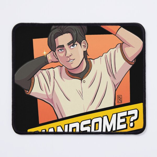 Item preview, Handsome Baseball Player Anime Style designed and sold by Inkirra.