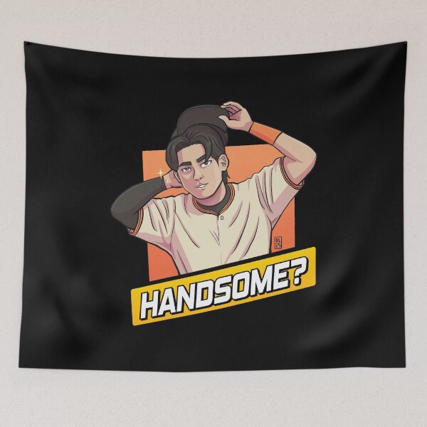Item preview, Handsome Baseball Player Anime Style  designed and sold by Inkirra.