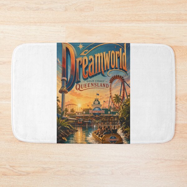 Item preview, Dreamworld Gold Coast Theme Park Queensland Australia Skyline designed and sold by Aryabek.