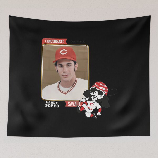 Item preview, Randy Poffo Outfield Vintage Baseball Card Art designed and sold by Inkirra.