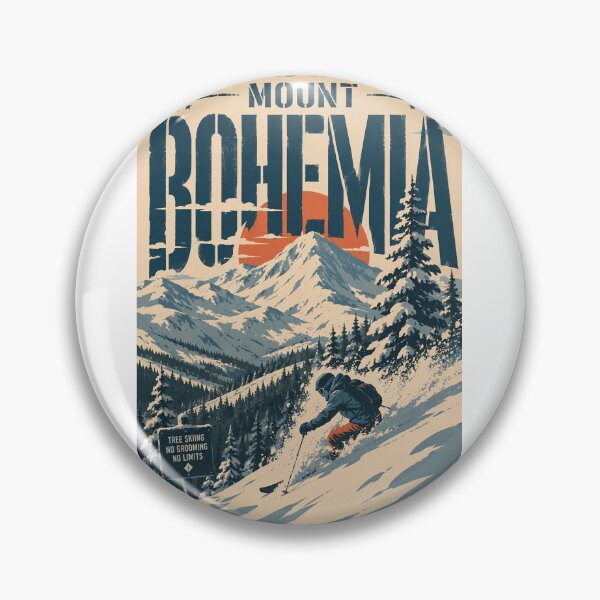 Item preview, Mount Bohemia Upper Peninsula Michigan Winter Ski Adventure designed and sold by Aryabek.