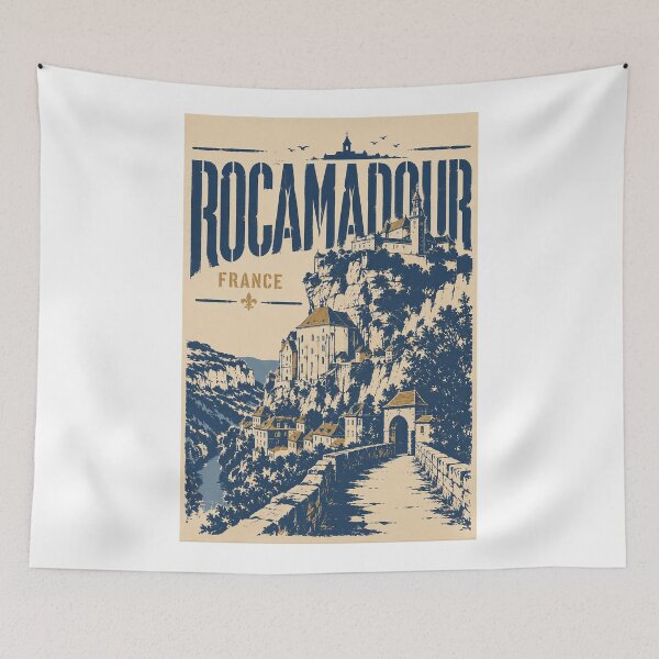 Item preview, Rocamadour Cliffside Sanctuary and Historic Village France designed and sold by Aryabek.