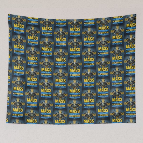 Item preview, Mass Surveillance Is Terrorism Against Citizens  designed and sold by INEEDBABYPOWDER.