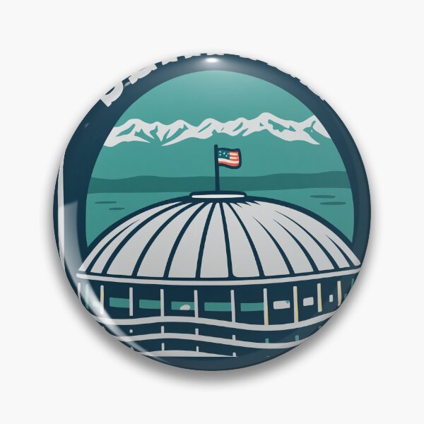 Item preview, Vintage Seattle Kingdome Stadium Badge designed and sold by Inkirra.