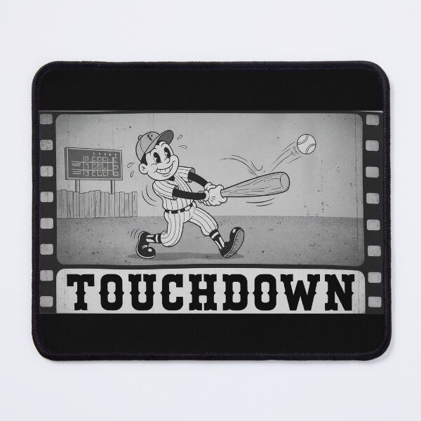 Item preview, Retro Cartoon Baseball Touchdown Irony designed and sold by Inkirra.