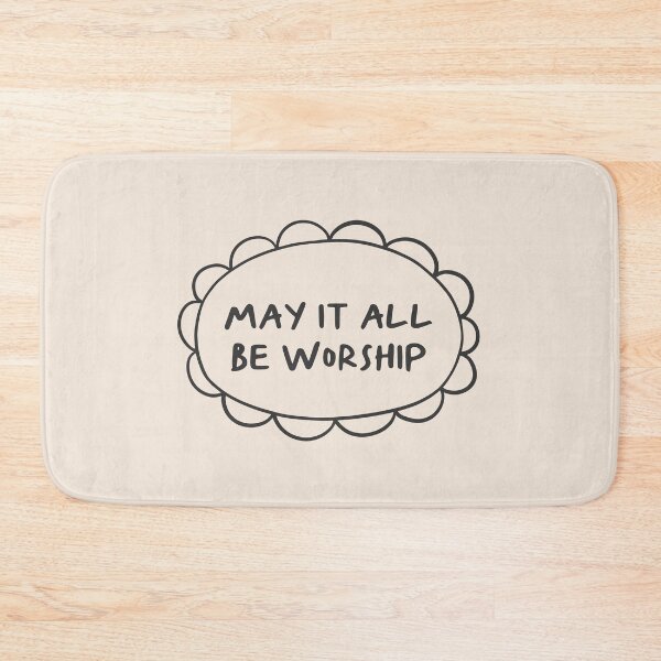 Item preview, May It All Be Worship: Boho Minimalistic Christian Bible Study Decor designed and sold by oneofthesedayys.