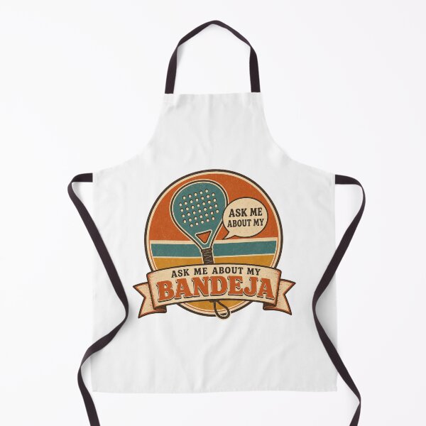 Item preview, Ask Me About My Bandeja Retro Padel Badge designed and sold by BoosterShop.