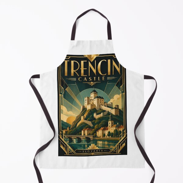 Item preview, Trencin Castle Historic Fortress Above Váh River Slovakia designed and sold by Aryabek.