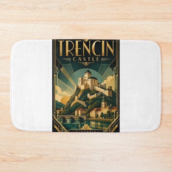 Item preview, Trencin Castle Historic Fortress Above Váh River Slovakia designed and sold by Aryabek.