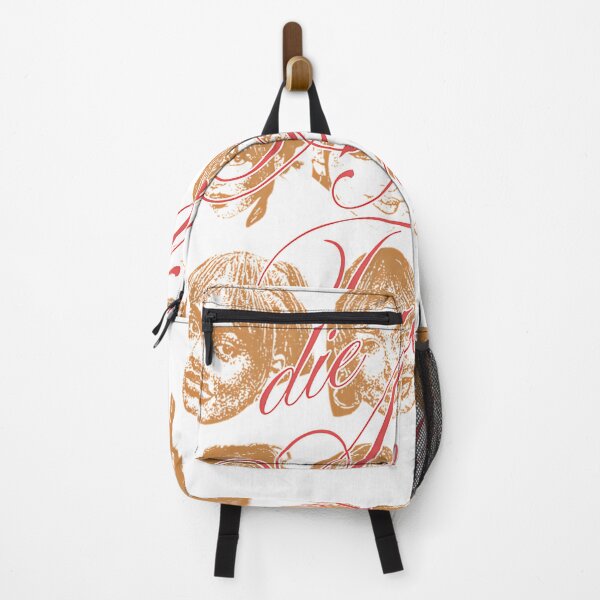 Item preview, Repeating Face Pattern Red Script Cursive Live Tour designed and sold by gtrclass.