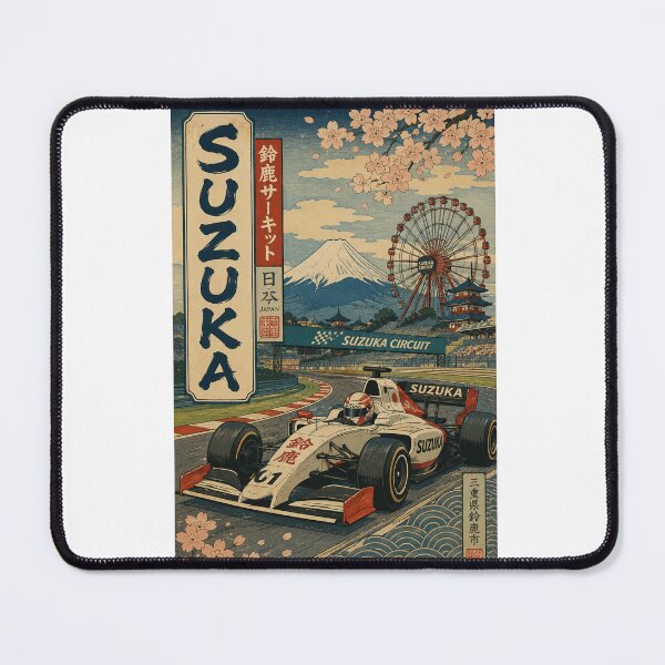 Item preview, Suzuka Circuit Racing Landmark Mie Prefecture Japan designed and sold by Aryabek.