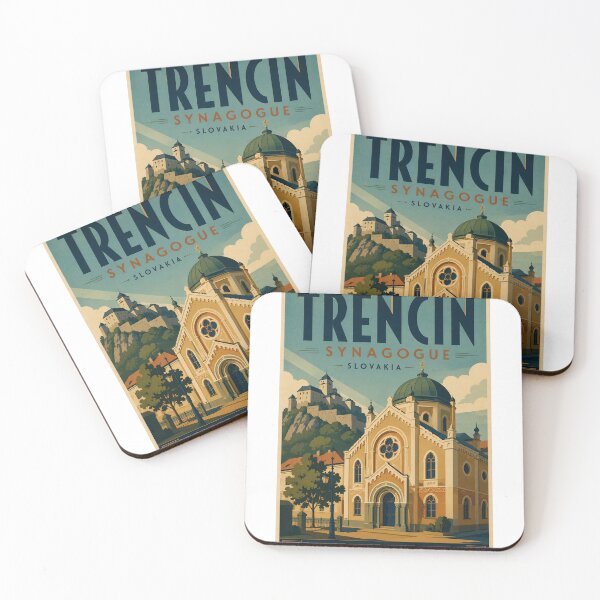 Item preview, Trenčín Synagogue and Trenčín Castle Heritage Landmark Slovakia designed and sold by Aryabek.
