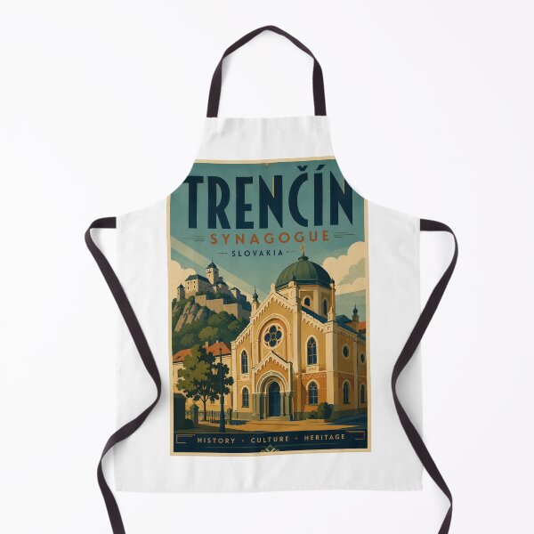 Item preview, Trenčín Synagogue and Trenčín Castle Heritage Landmark Slovakia designed and sold by Aryabek.