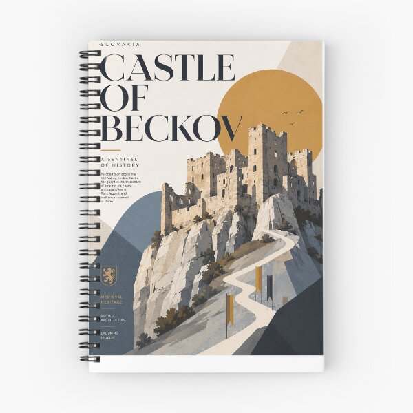 Item preview, Beckov Castle Above the Váh Valley in Slovakia designed and sold by Aryabek.