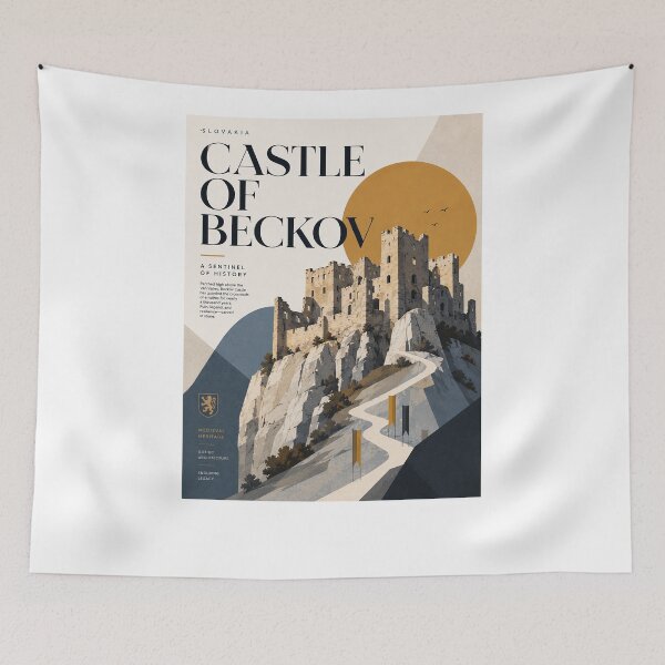 Item preview, Beckov Castle Above the Váh Valley in Slovakia designed and sold by Aryabek.