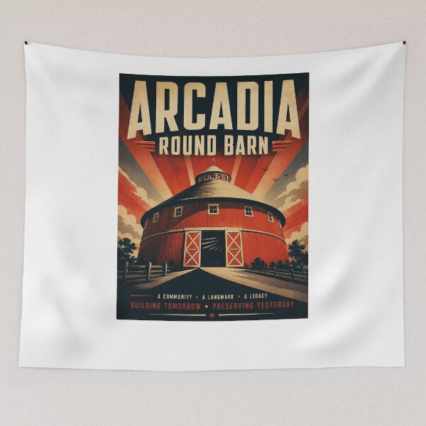 Item preview, Arcadia Round Barn Historic Landmark Arcadia Oklahoma designed and sold by Aryabek.
