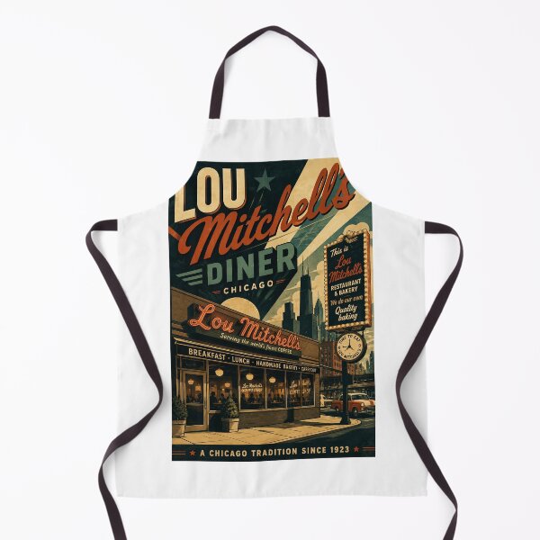 Item preview, Lou Mitchell's Diner Chicago Illinois Historic Landmark designed and sold by Aryabek.