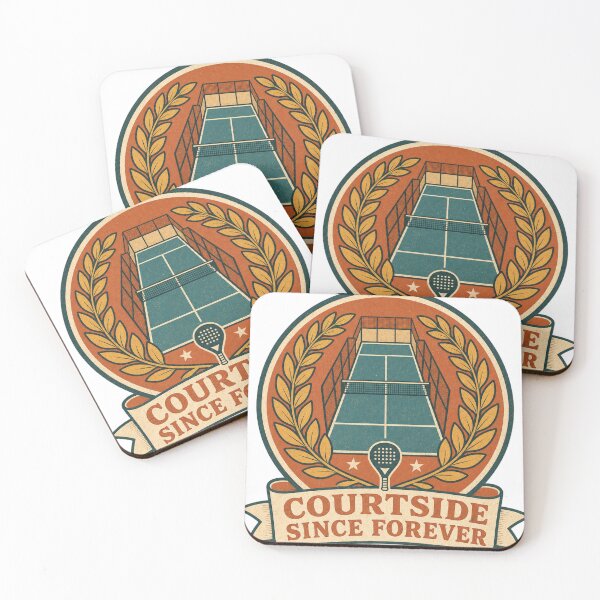 Item preview, Courtside Since Forever Retro Padel Badge designed and sold by BoosterShop.