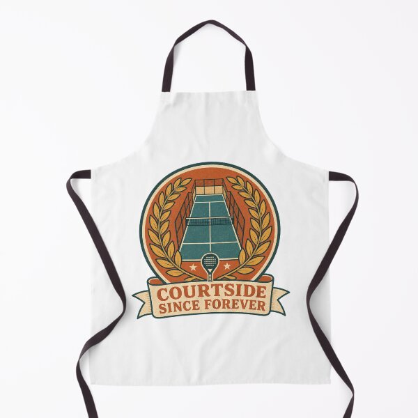 Item preview, Courtside Since Forever Retro Padel Badge designed and sold by BoosterShop.