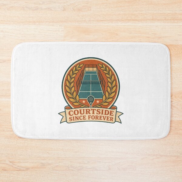 Item preview, Courtside Since Forever Retro Padel Badge designed and sold by BoosterShop.
