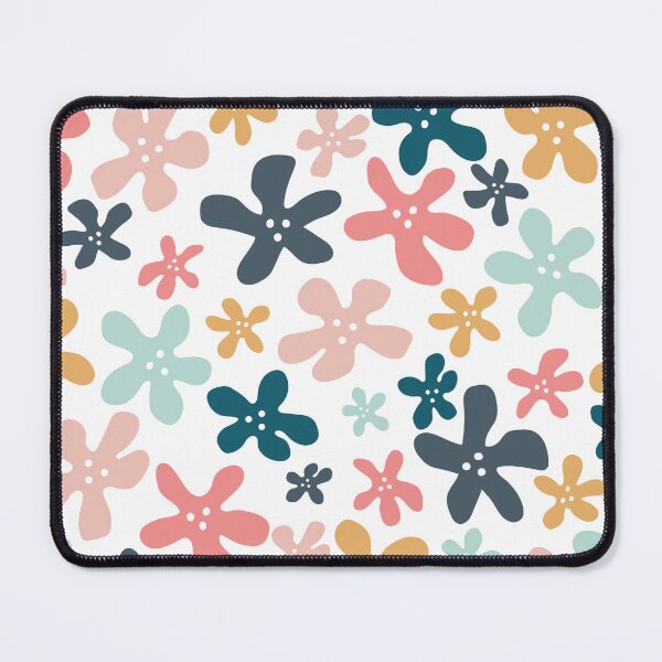 Item preview, Trippy Retro Flowers Pink and Blue designed and sold by jehb.creative.