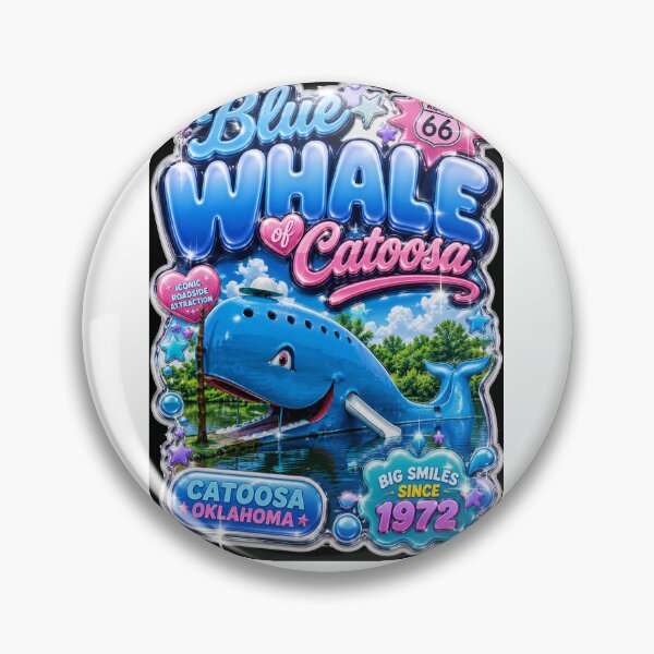 Item preview, Blue Whale of Catoosa Route 66 Landmark Oklahoma designed and sold by Aryabek.