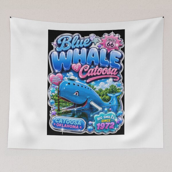 Item preview, Blue Whale of Catoosa Route 66 Landmark Oklahoma designed and sold by Aryabek.