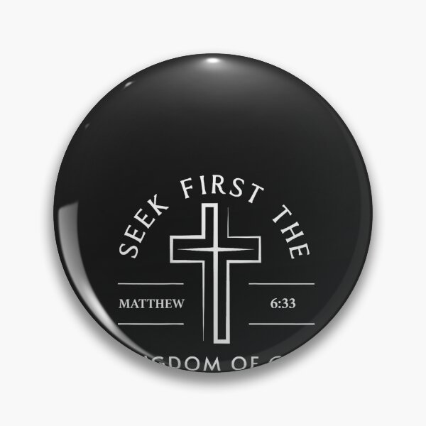 Item preview, Bible Verse Seek First The Kingdom of God Christian designed and sold by CriseldaBruning.