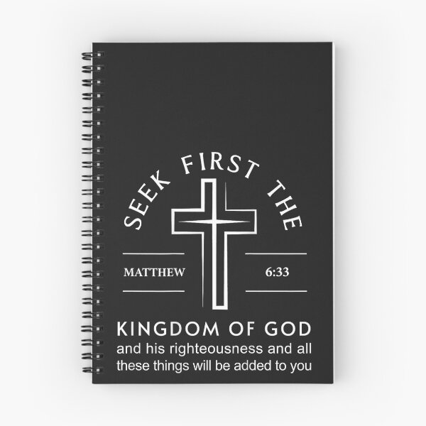 Item preview, Bible Verse Seek First The Kingdom of God Christian designed and sold by CriseldaBruning.
