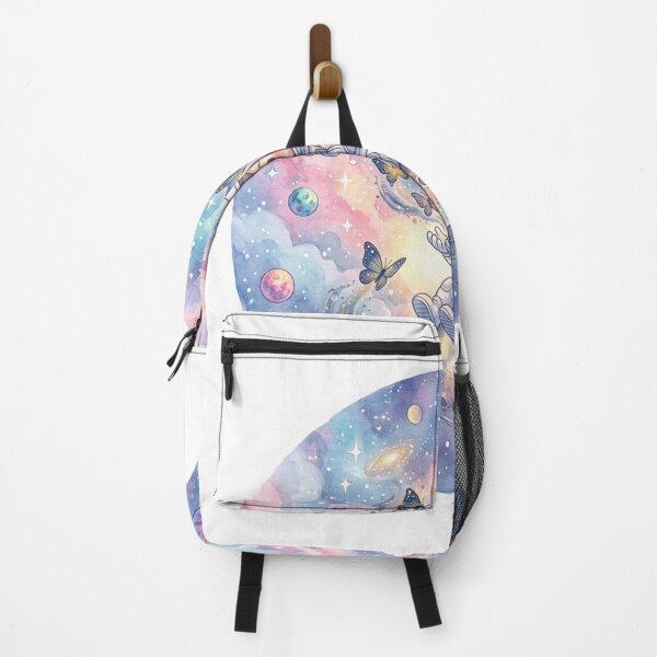 Item preview, Kawaii Astronaut with Magical Butterflies | Pastel Galaxy Watercolor Space Art designed and sold by RoyArt0.