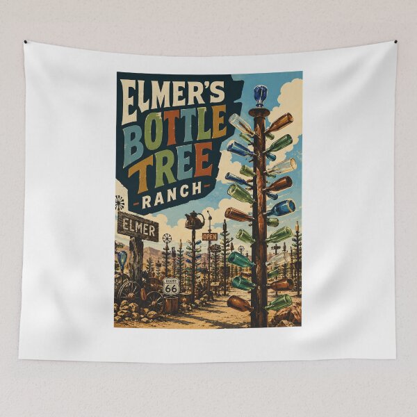 Item preview, Elmer's Bottle Tree Ranch Route 66 California designed and sold by Aryabek.