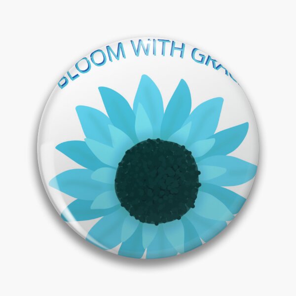 Item preview, Bloom With Grace Blue Sunflower designed and sold by Loly-Press.