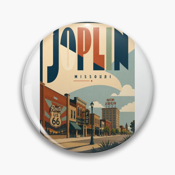 Item preview, Historic Route 66 Downtown Joplin Missouri Fox Theatre Streetscape designed and sold by Aryabek.